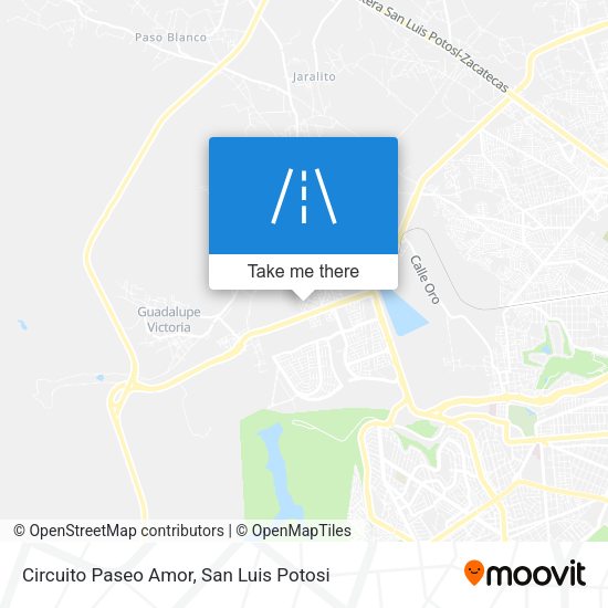 Mapa de Circuito Paseo Amor
