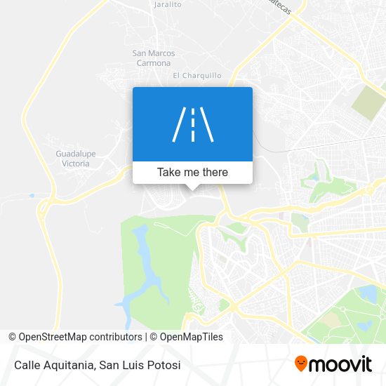 Calle Aquitania map
