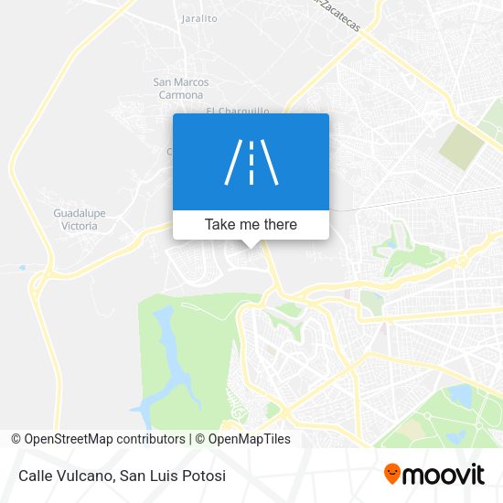 Calle Vulcano map