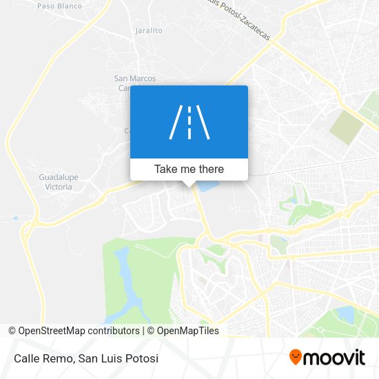 Calle Remo map