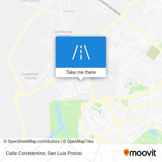 Calle Constantino map