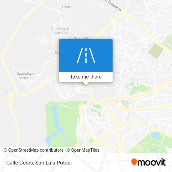 Mapa de Calle Ceres
