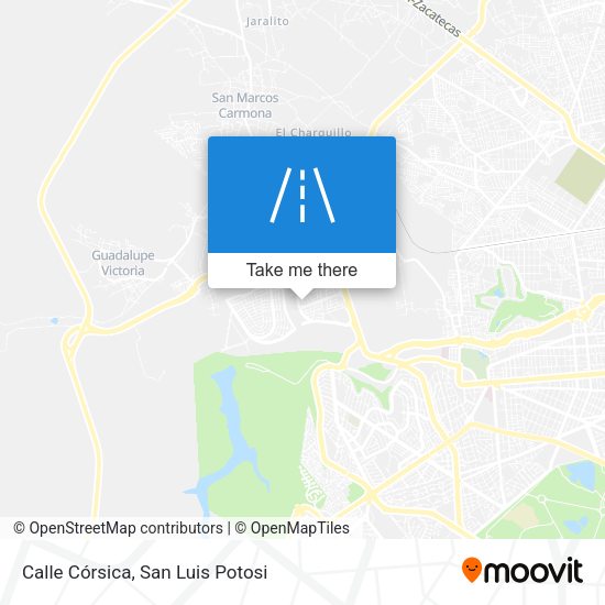 Mapa de Calle Córsica