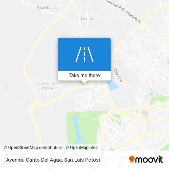 Avenida Canto Del Agua map