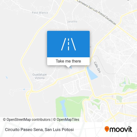 Circuito Paseo Sena map