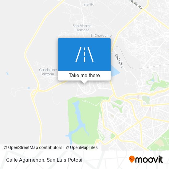 Calle Agamenon map