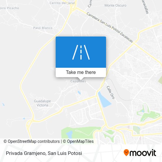 Privada Gramjeno map