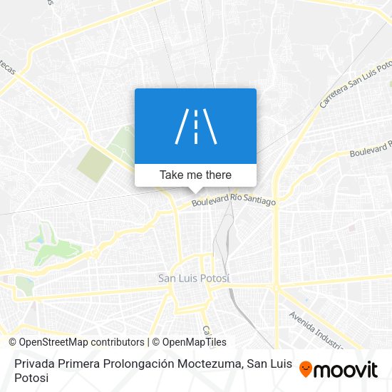 Mapa de Privada Primera Prolongación Moctezuma