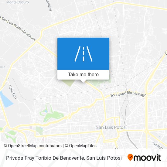 Mapa de Privada Fray Toribio De Benavente