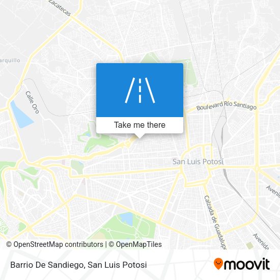 Barrio De Sandiego map