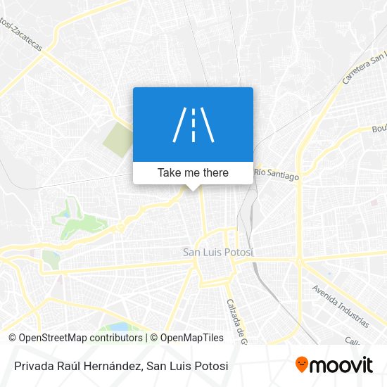 Privada Raúl Hernández map