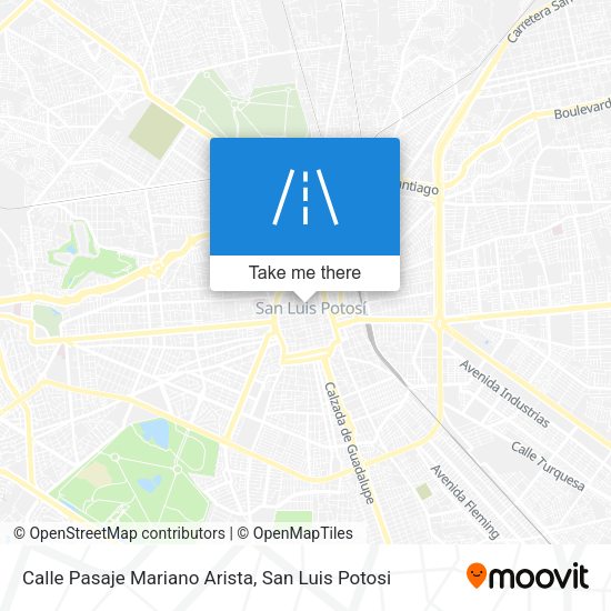 Mapa de Calle Pasaje Mariano Arista