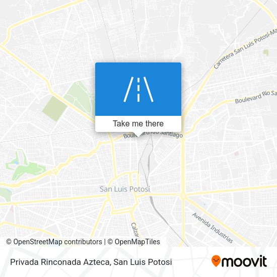 Mapa de Privada Rinconada Azteca