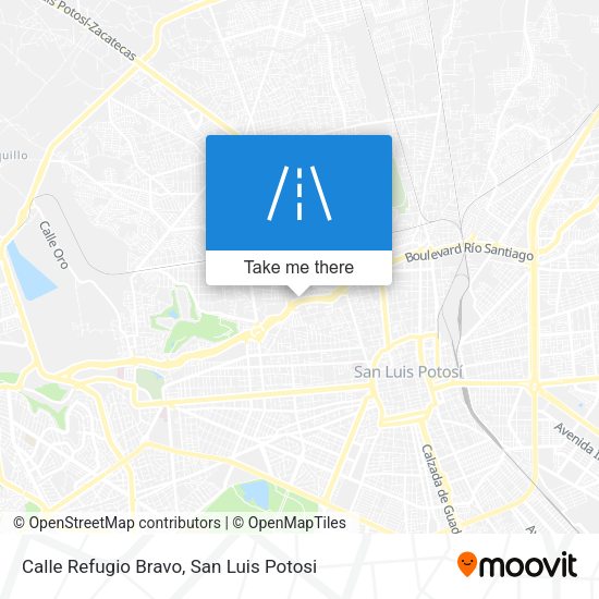 Calle Refugio Bravo map