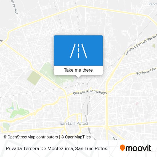 Mapa de Privada Tercera De Moctezuma