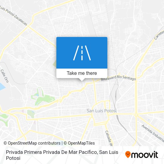 Mapa de Privada Primera Privada De Mar Pacífico