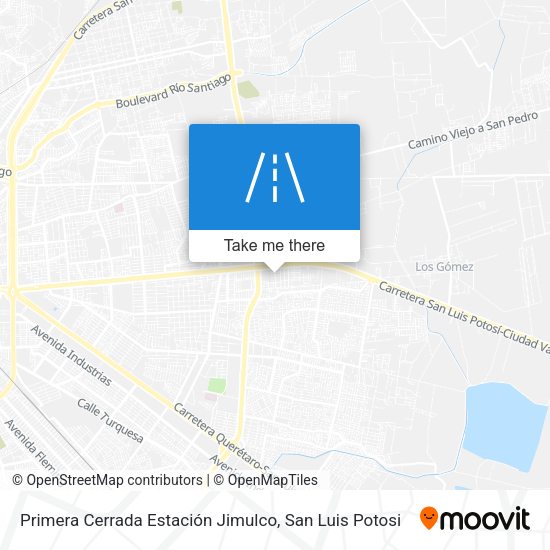 Primera Cerrada Estación Jimulco map