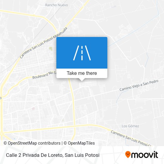 Calle 2 Privada De Loreto map