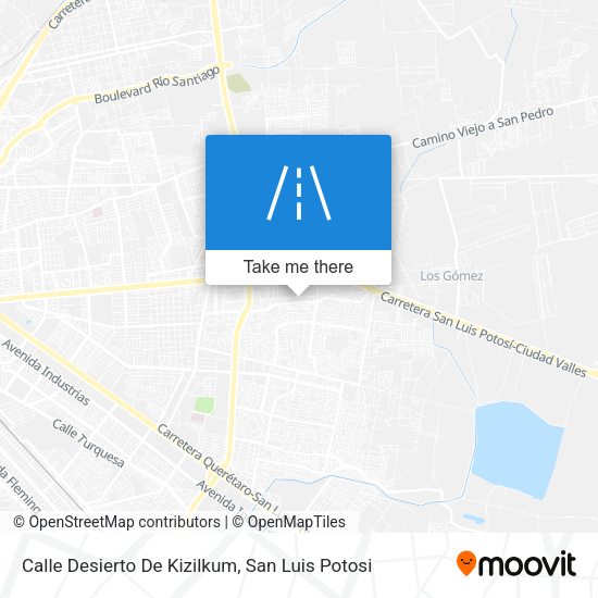 Calle Desierto De Kizilkum map