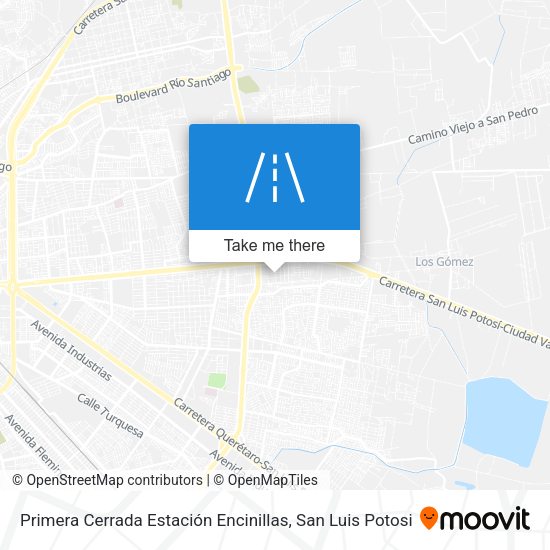 Primera Cerrada Estación Encinillas map
