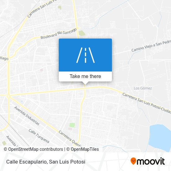 Calle Escapulario map