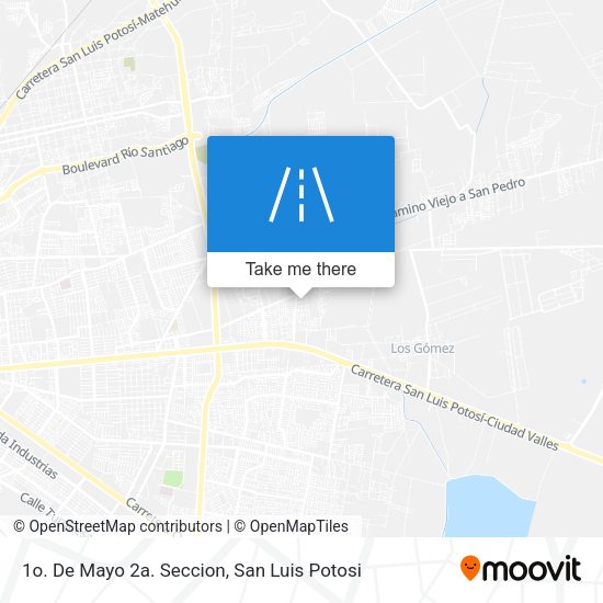 1o. De Mayo 2a. Seccion map