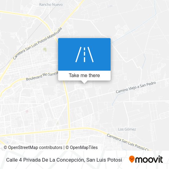 Calle 4 Privada De La Concepción map