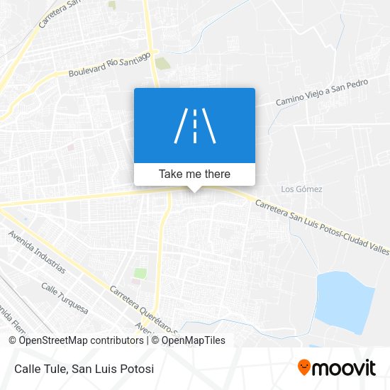 Calle Tule map