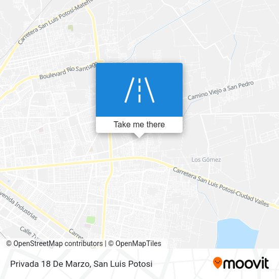 Privada 18 De Marzo map