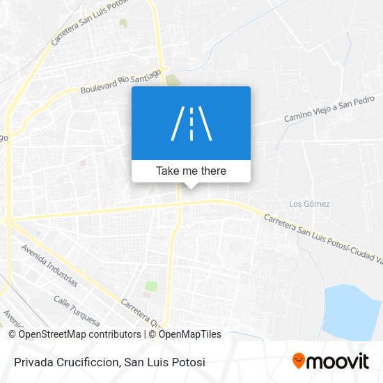 Privada Crucificcion map