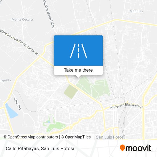 Calle Pitahayas map