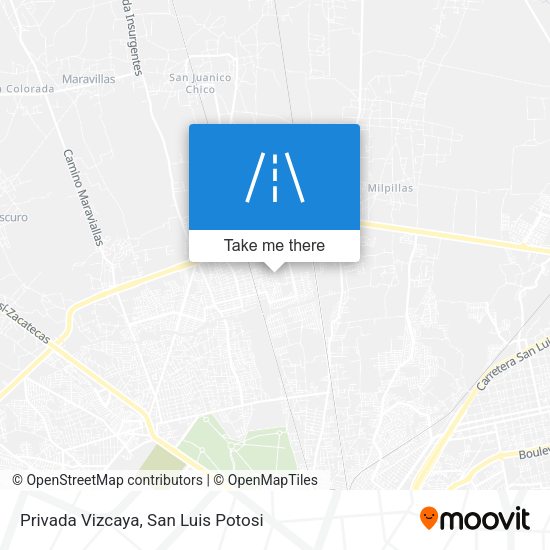 Privada Vizcaya map