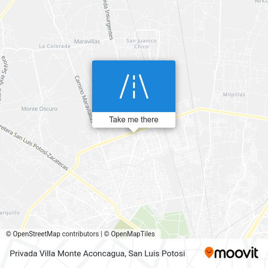 Mapa de Privada Villa Monte Aconcagua