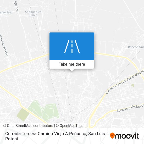 Mapa de Cerrada Tercera Camino Viejo A Peñasco
