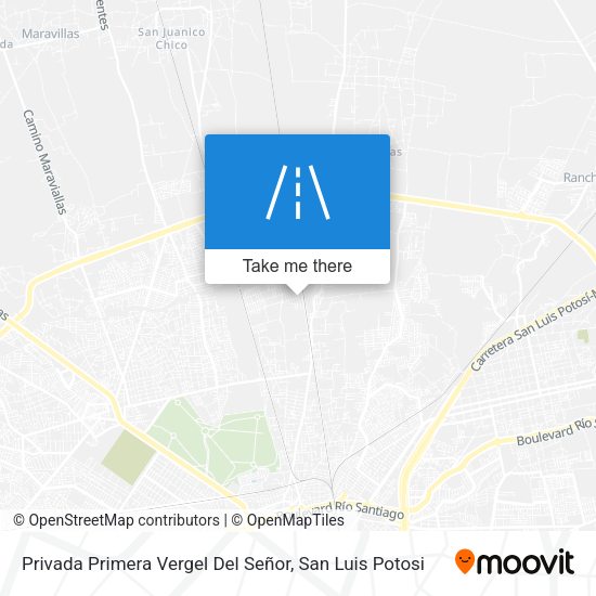 Privada Primera Vergel Del Señor map