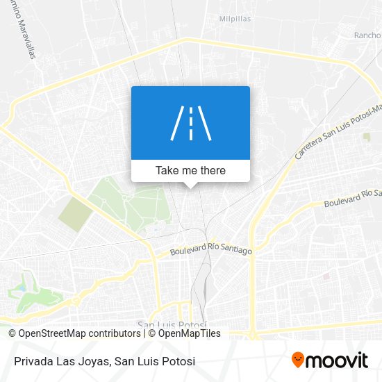 Privada Las Joyas map