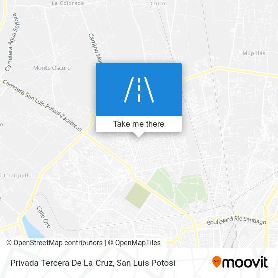 Privada Tercera De La Cruz map