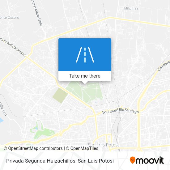 Privada Segunda Huizachillos map