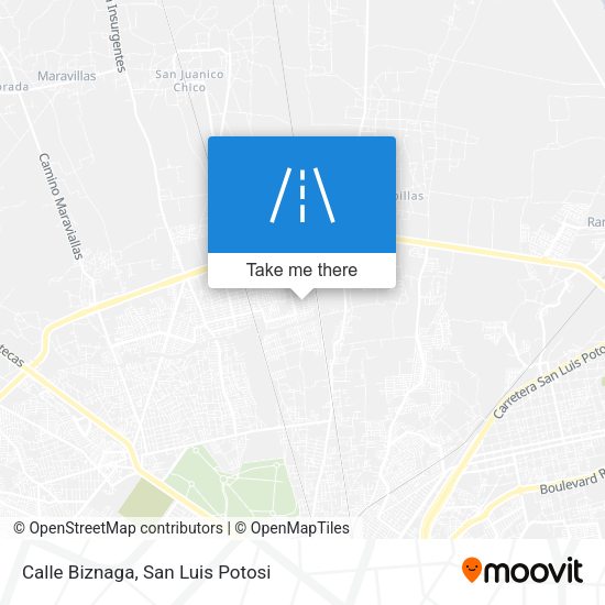 Calle Biznaga map