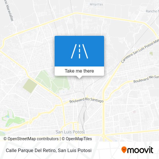 Calle Parque Del Retiro map