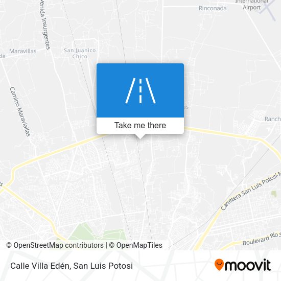 Calle Villa Edén map