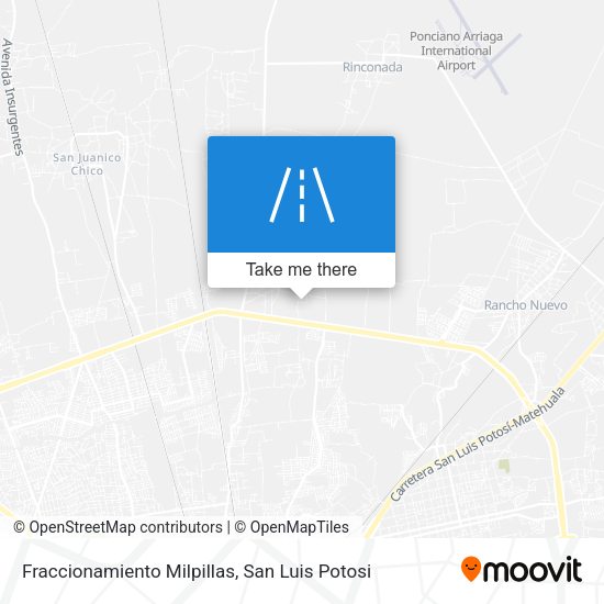 Fraccionamiento Milpillas map