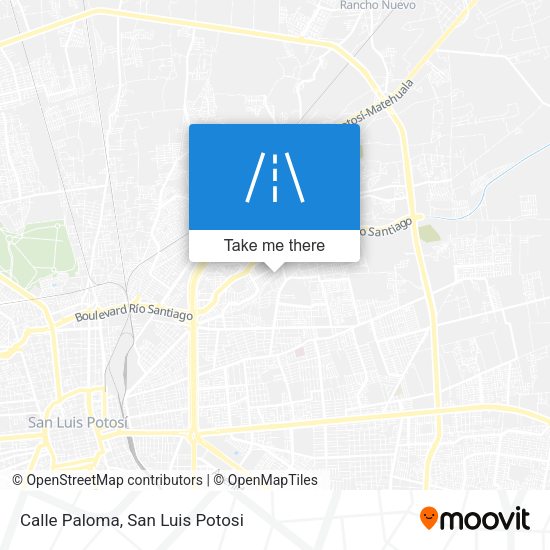 Calle Paloma map