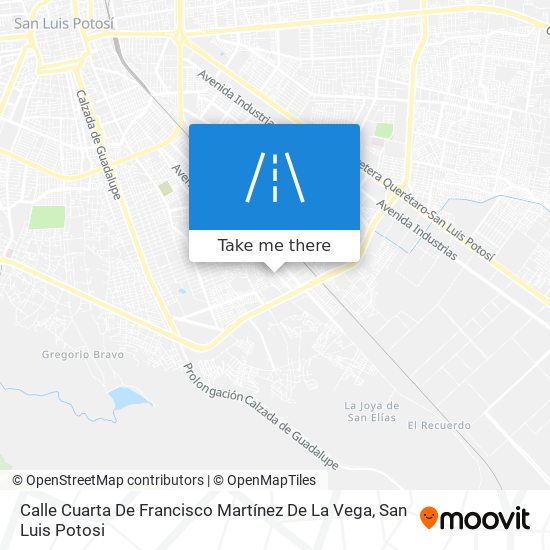 Calle Cuarta De Francisco Martínez De La Vega map