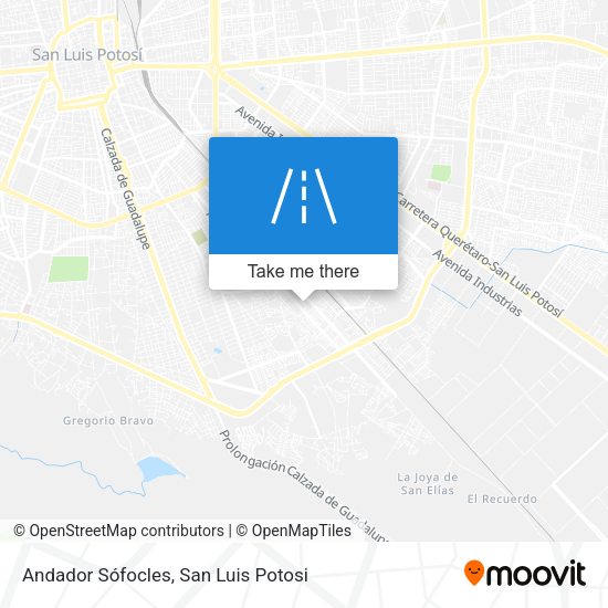 Mapa de Andador Sófocles