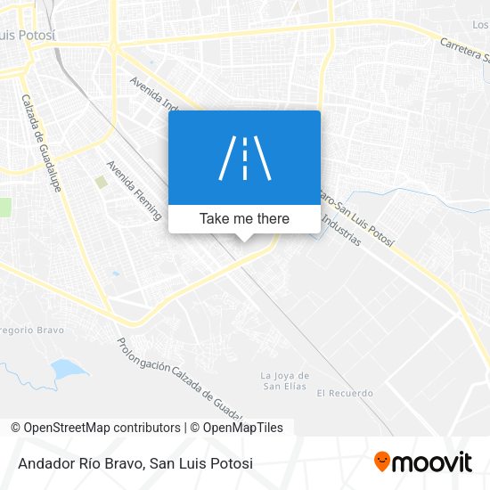 Mapa de Andador Río Bravo
