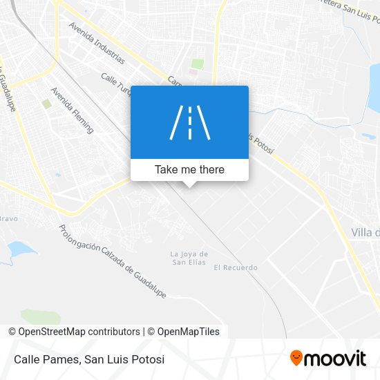 Mapa de Calle Pames