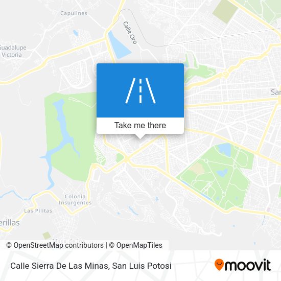 Mapa de Calle Sierra De Las Minas