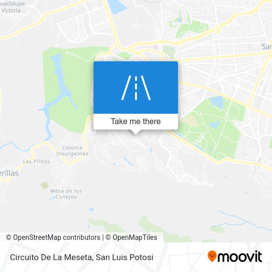 Circuito De La Meseta map