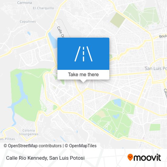 Calle Río Kennedy map